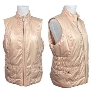 Chico's Light Pink Quilted Vest